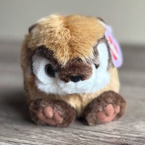 Puffkins Chipmunk Scooter Plush Swibco 1994 Vintage Tag Errors 1998